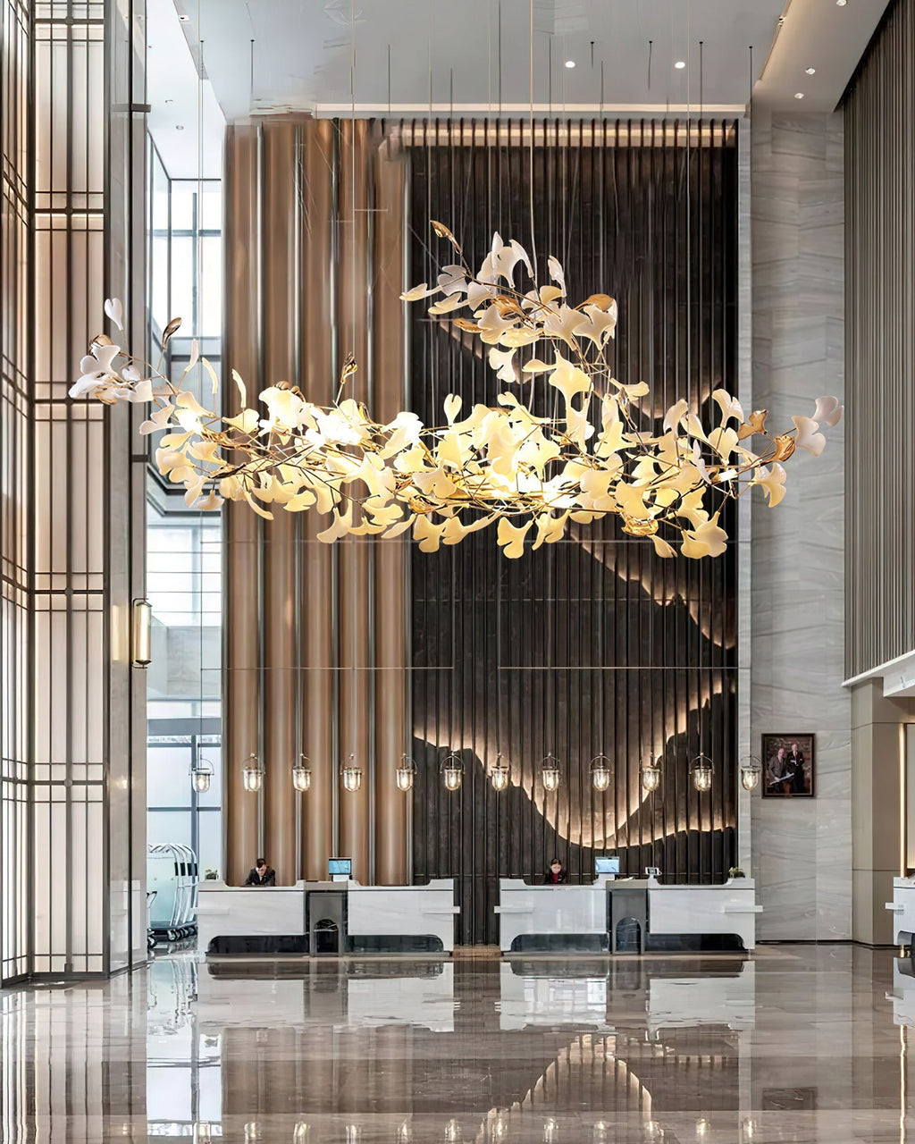 Nareneth Ceramic Chandelier-Moonnatur