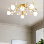 Brevenwyn Ceramic Ceiling Light-Moonnatur