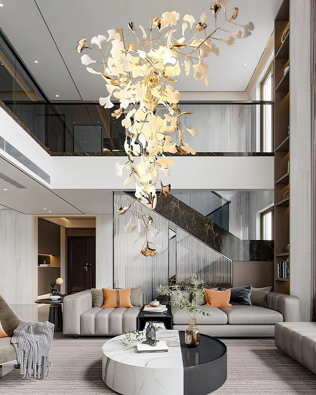 Camberhill Ceramic Chandelier-Moonnatur