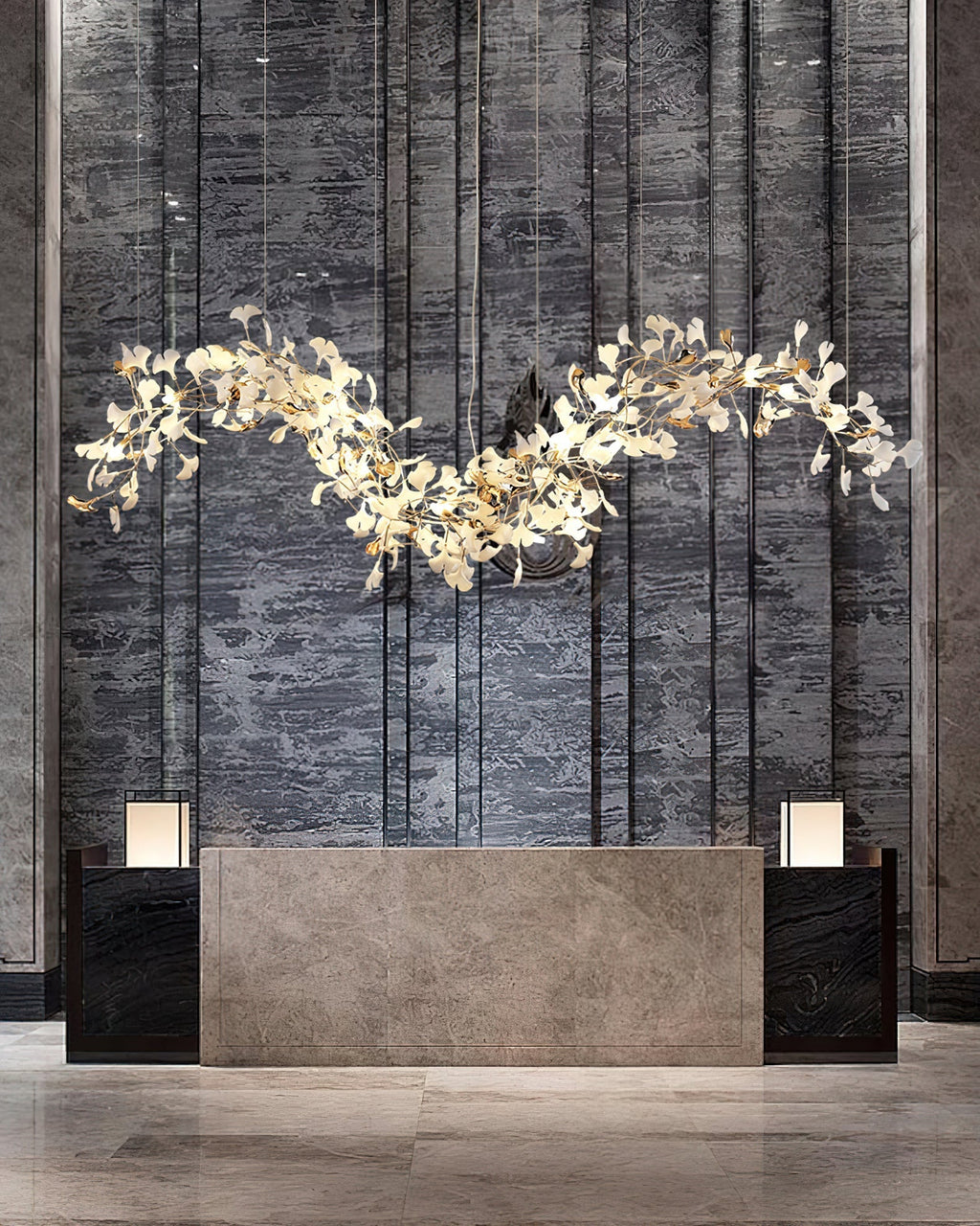 Camberhill Ceramic Chandelier-Moonnatur