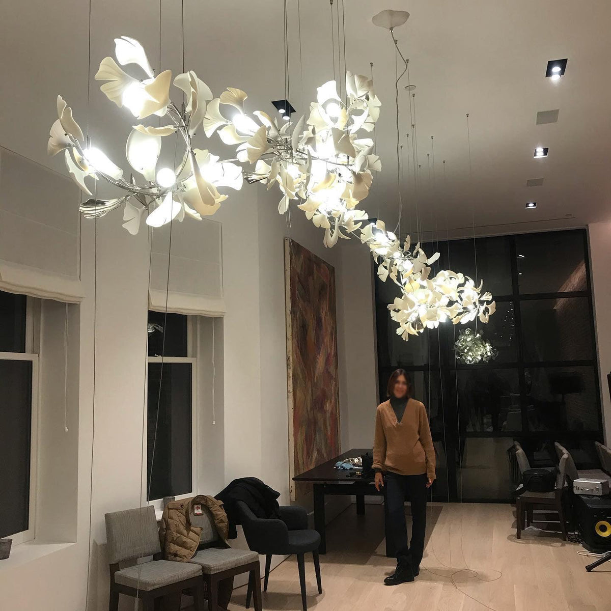 Erlenara Ceramic Chandelier-Moonnatur