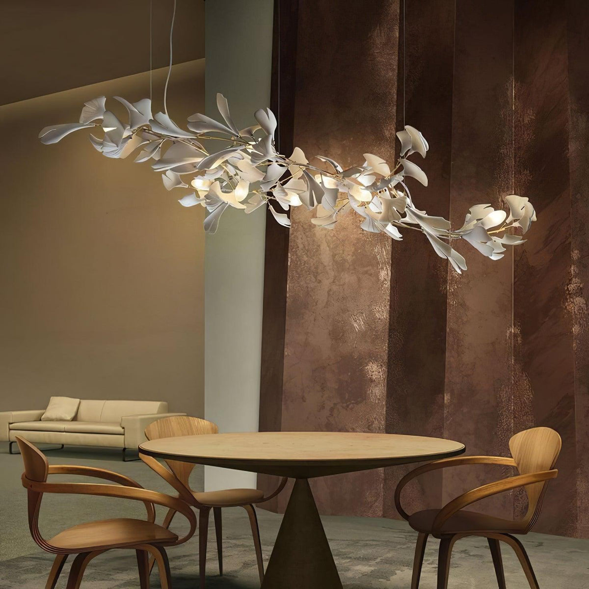 Erlenara Ceramic Chandelier-Moonnatur