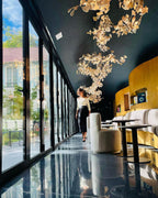 Erlenara Ceramic Chandelier-Moonnatur