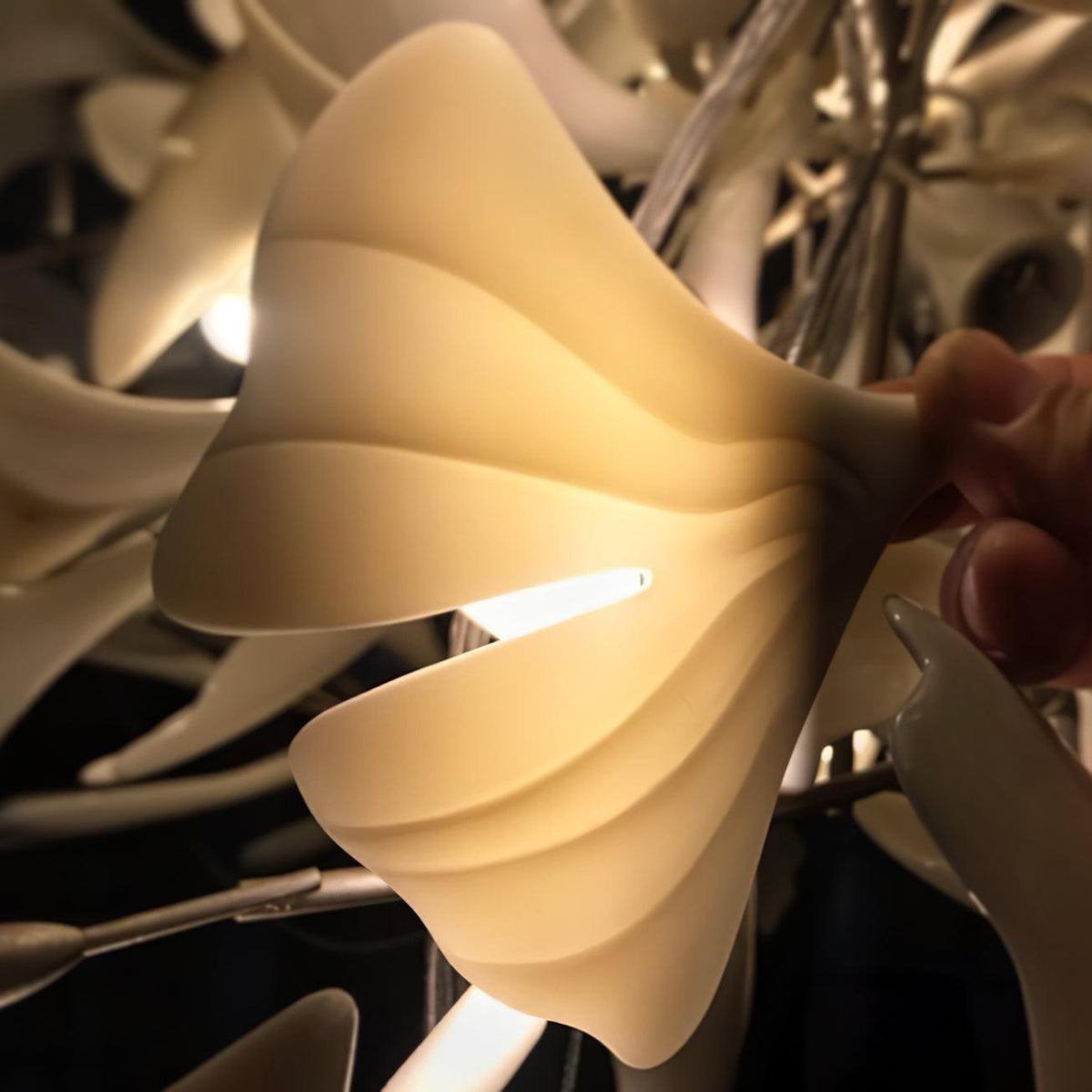 Erlenara Ceramic Chandelier-Moonnatur