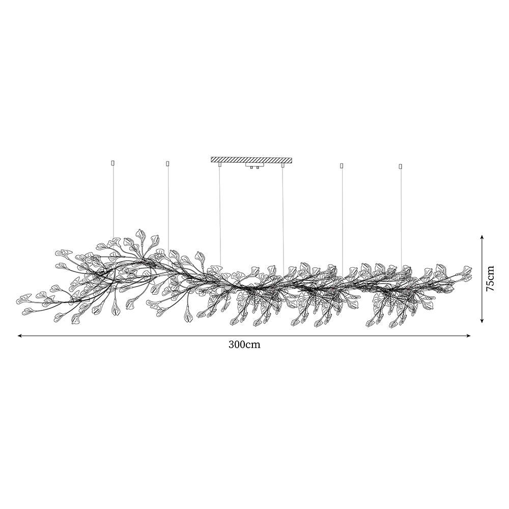Erlenara Ceramic Chandelier-Moonnatur