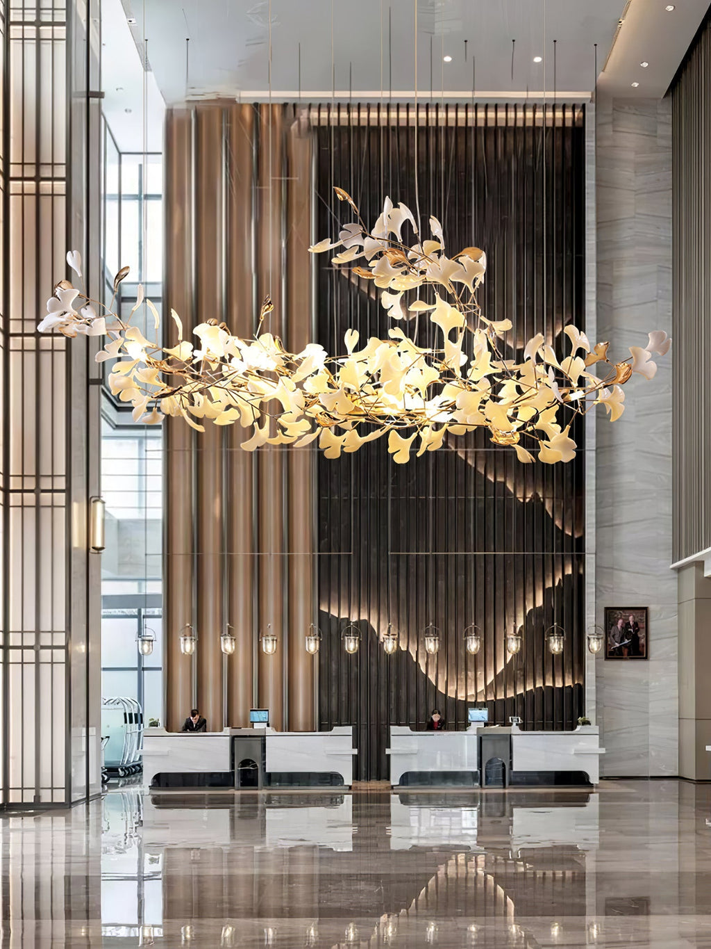 Nareneth Ceramic Chandelier-Moonnatur