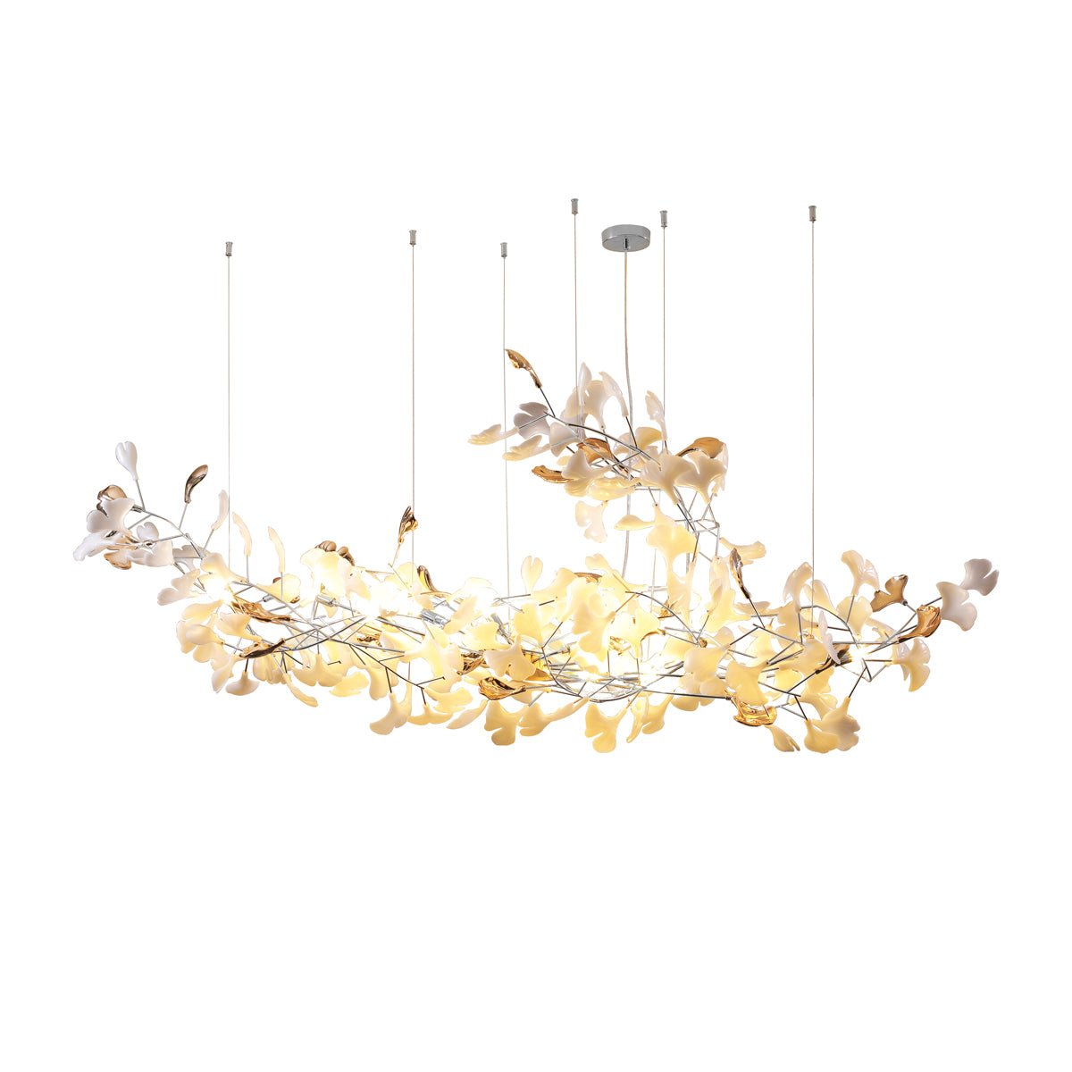 Nareneth Ceramic Chandelier-Moonnatur