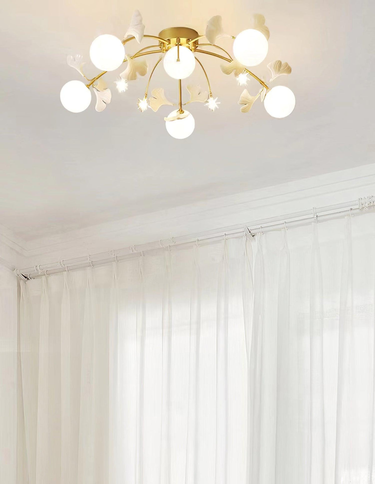 Maelella Glass Ceiling Light-Moonnatur