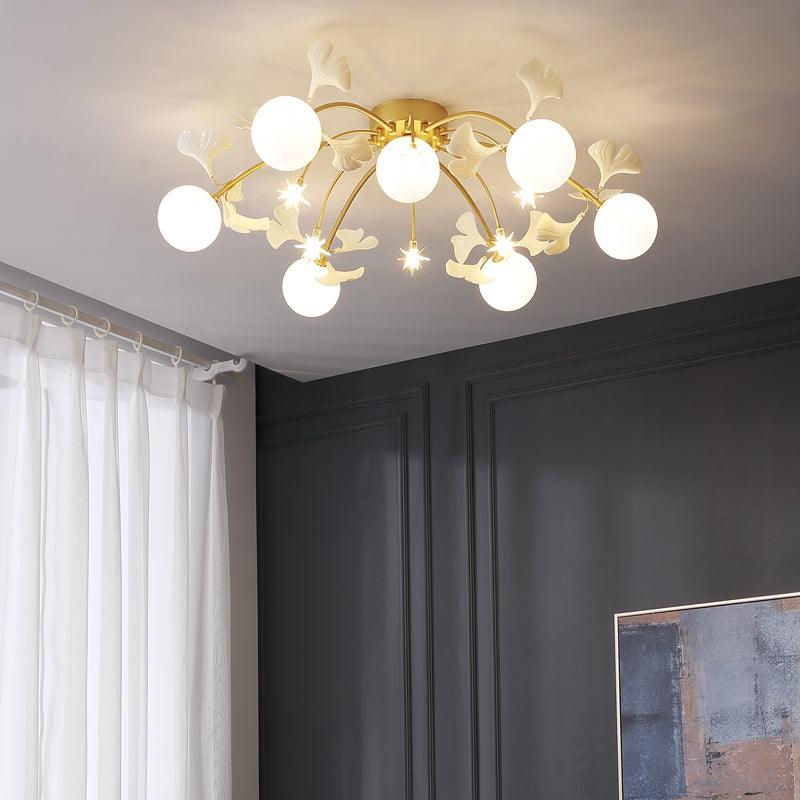Maelella Glass Ceiling Light-Moonnatur