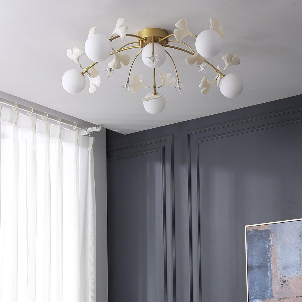 Maelella Glass Ceiling Light-Moonnatur