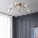 Maelella Glass Ceiling Light-Moonnatur