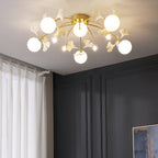 Maelella Glass Ceiling Light-Moonnatur