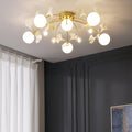 Maelella Glass Ceiling Light-Moonnatur