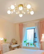 Maelella Glass Ceiling Light-Moonnatur