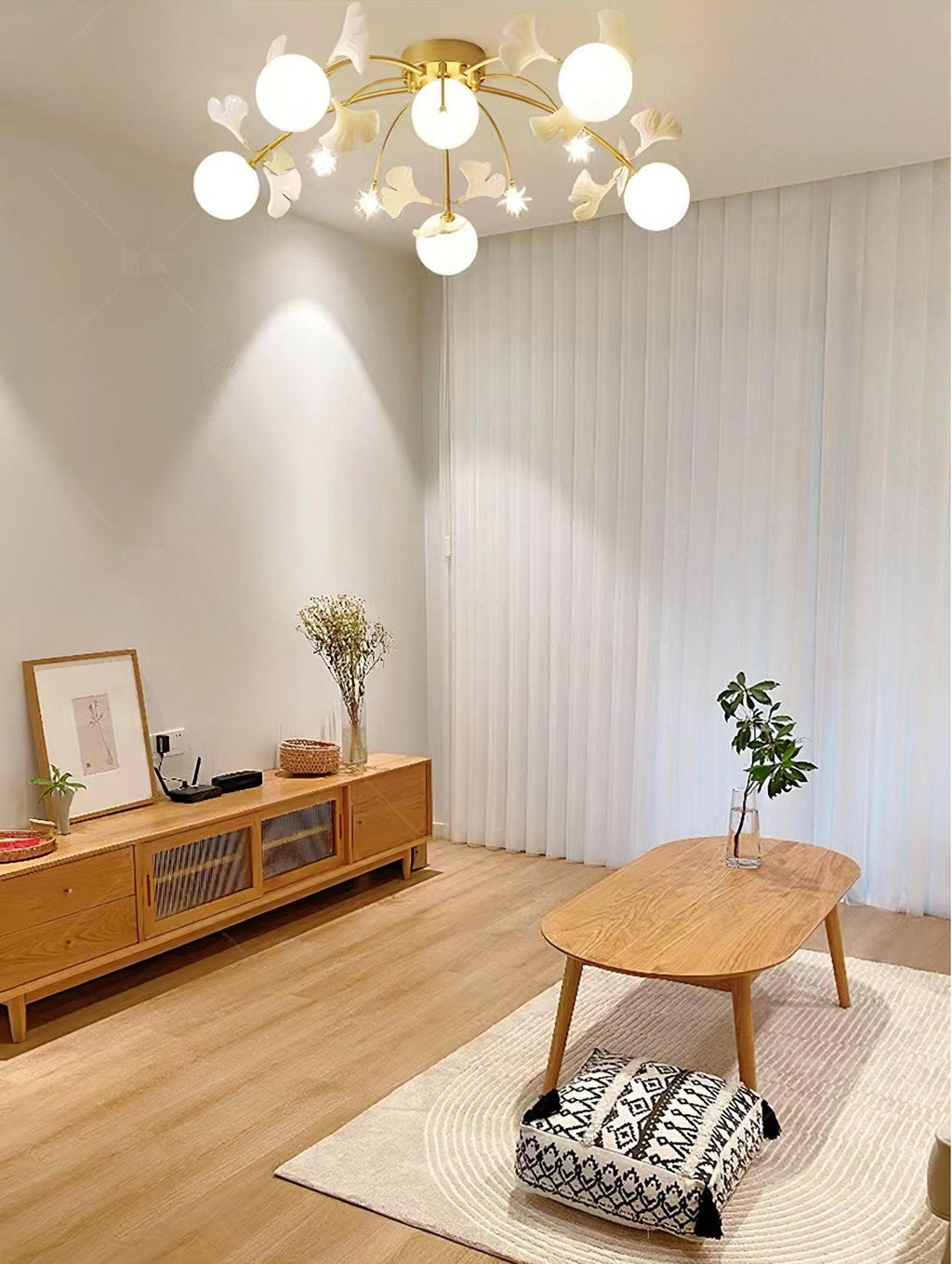 Maelella Glass Ceiling Light-Moonnatur
