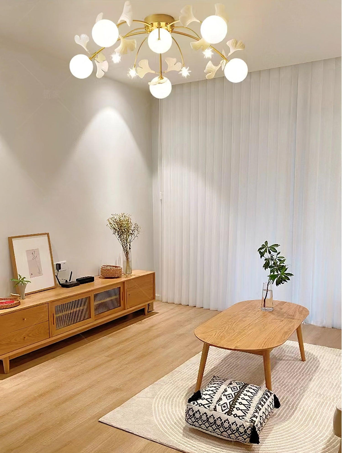 Maelella Glass Ceiling Light-Moonnatur