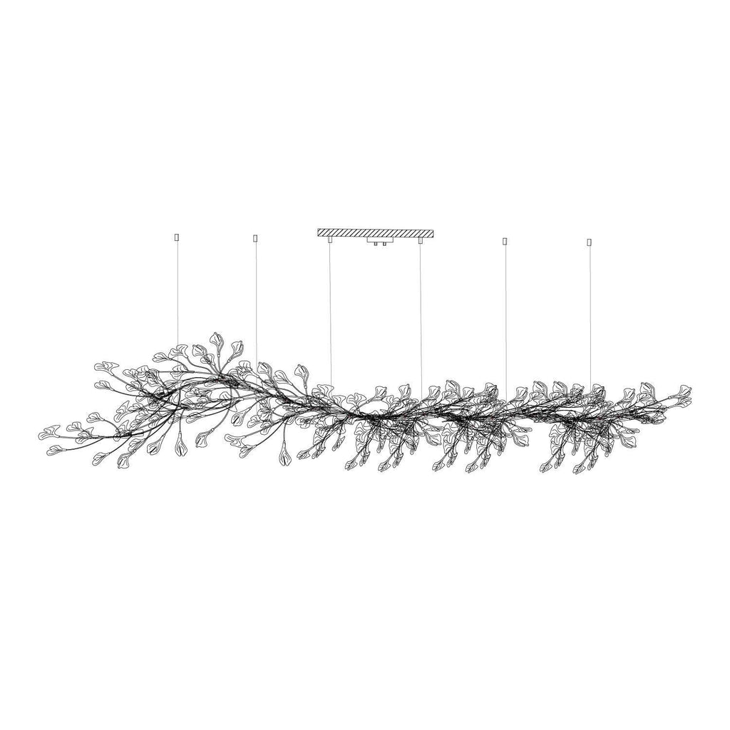 Erlenara Ceramic Chandelier-Moonnatur