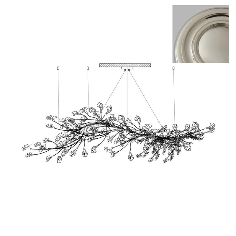 Erlenara Ceramic Chandelier-Moonnatur
