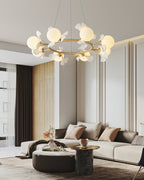 Berelenna Glass Chandelier-Moonnatur
