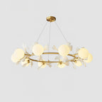 Berelenna Glass Chandelier-Moonnatur