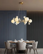Berelenna Glass Chandelier-Moonnatur