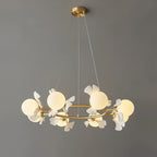 Berelenna Glass Chandelier-Moonnatur