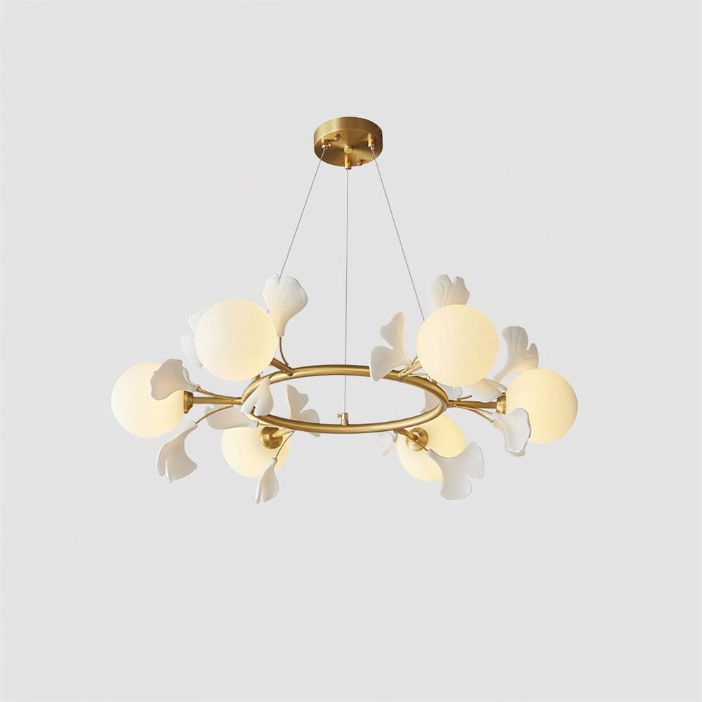 Berelenna Glass Chandelier-Moonnatur