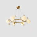 Berelenna Glass Chandelier-Moonnatur
