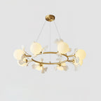 Berelenna Glass Chandelier-Moonnatur