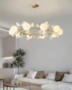Berelenna Glass Chandelier-Moonnatur