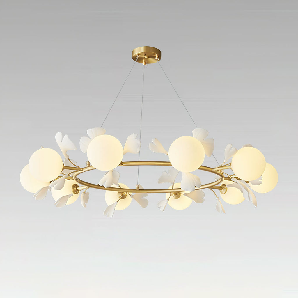 Berelenna Glass Chandelier-Moonnatur