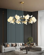 Berelenna Glass Chandelier-Moonnatur