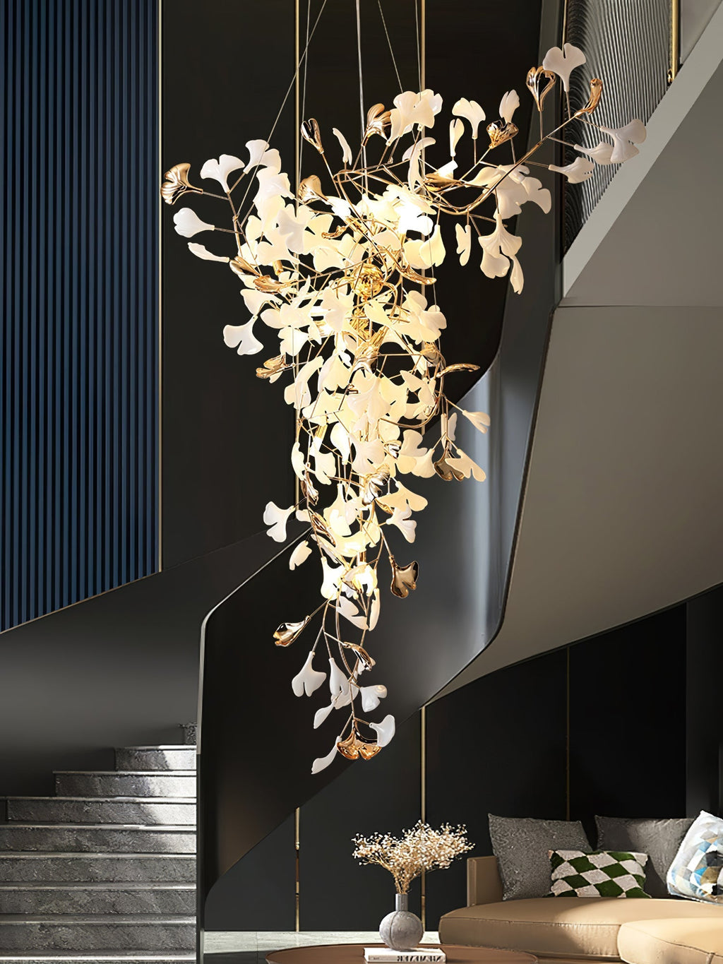 Camberhill Ceramic Chandelier-Moonnatur