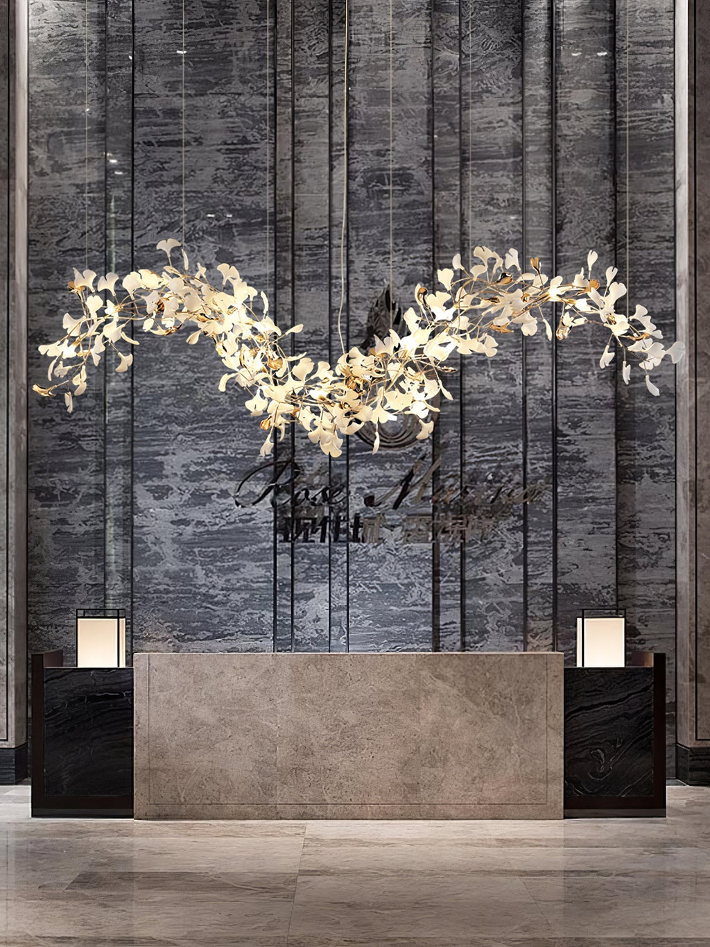 Camberhill Ceramic Chandelier-Moonnatur