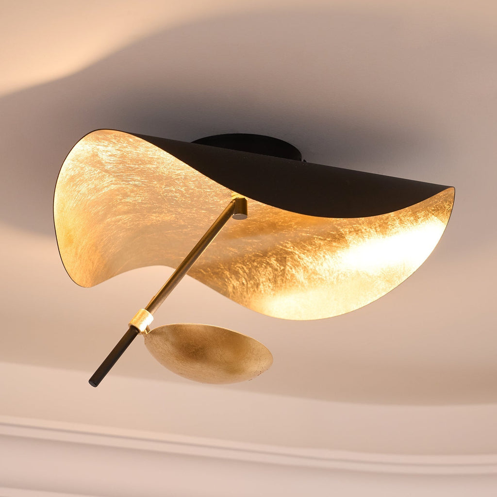 Meldora Steel Ceiling Lamp-Moonnatur