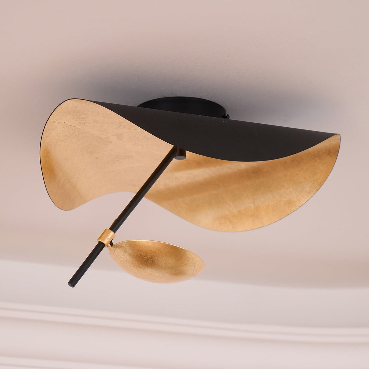 Meldora Steel Ceiling Lamp-Moonnatur