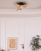 Meldora Steel Ceiling Lamp-Moonnatur