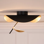 Meldora Steel Ceiling Lamp-Moonnatur