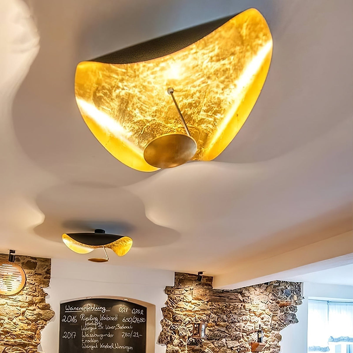 Meldora Steel Ceiling Lamp-Moonnatur