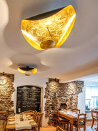 Meldora Steel Ceiling Lamp-Moonnatur