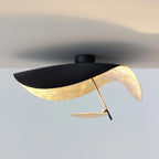 Meldora Steel Ceiling Lamp-Moonnatur