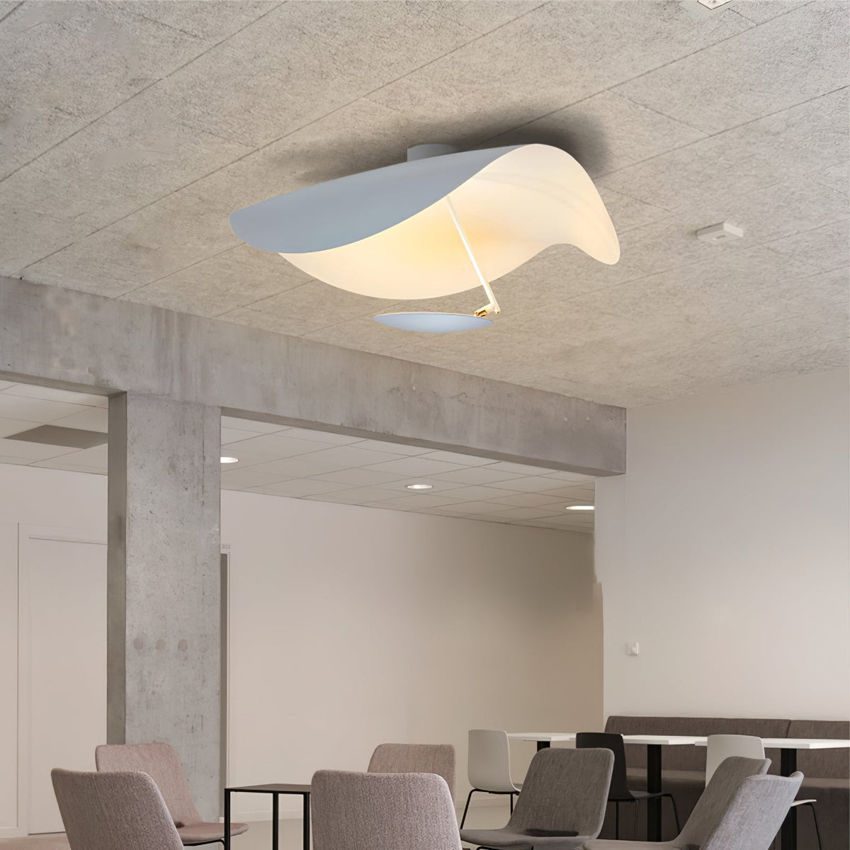 Meldora Steel Ceiling Lamp-Moonnatur