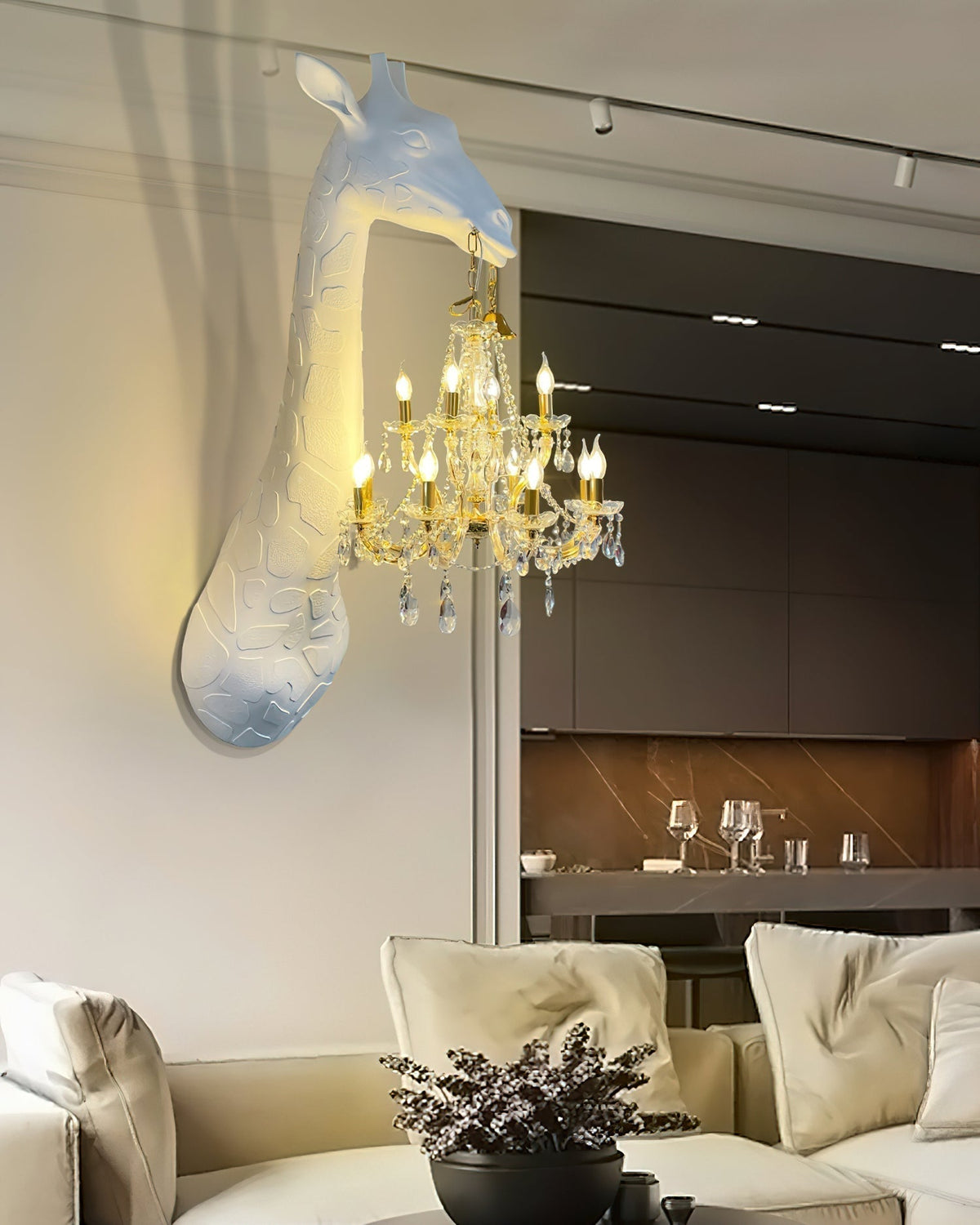 Jorreniel Crystal Wall Light-Moonnatur