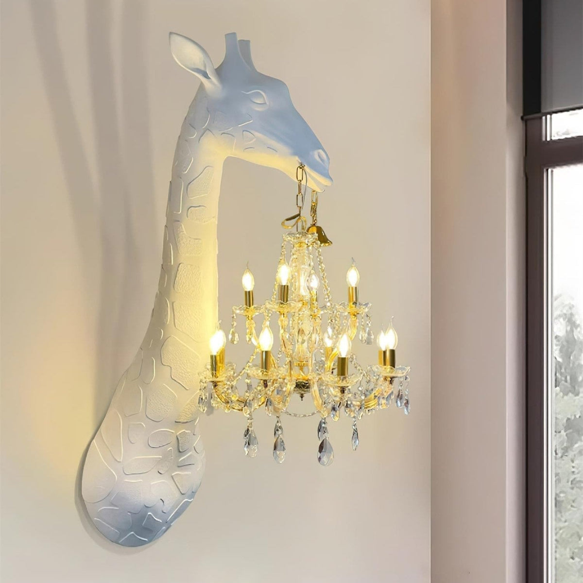 Jorreniel Crystal Wall Light-Moonnatur