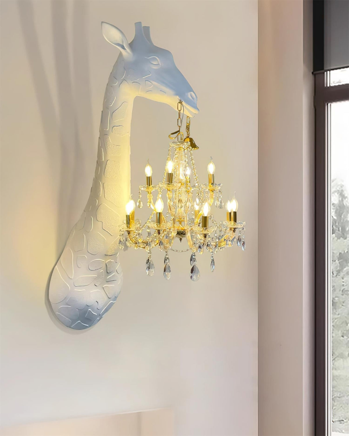 Jorreniel Crystal Wall Light-Moonnatur