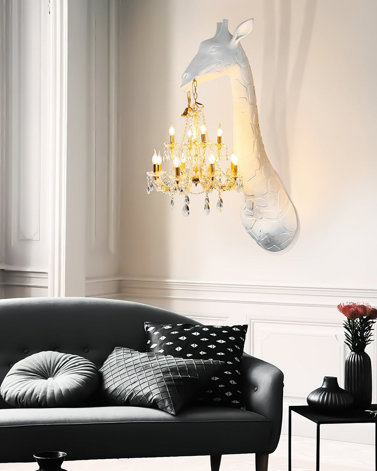 Jorreniel Crystal Wall Light-Moonnatur