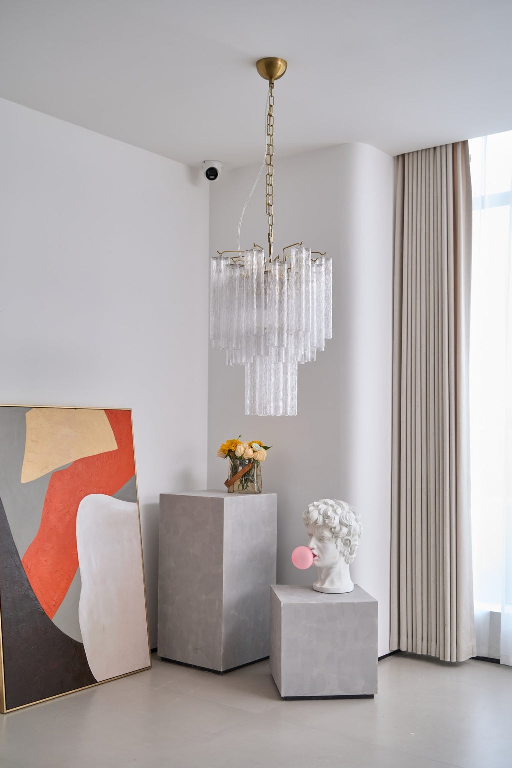 Casterelia Glass Chandelier-Moonnatur