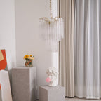 Casterelia Glass Chandelier-Moonnatur