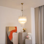 Casterelia Glass Chandelier-Moonnatur