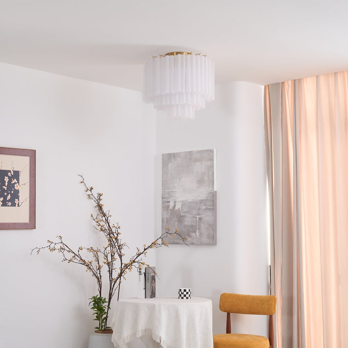 Rovenlynne Glass Ceiling Light-Moonnatur